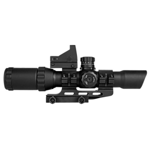 TRINITY FORCE Assault Series Scope Combo 1-4X28 Micro Red/MilDot - Trinity Force