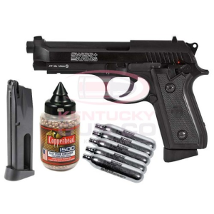 SWISS ARMS P92 Full Metal CO2 Blowback Pistol Kit - Swiss Arms