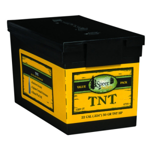 SPEER AMMO Reloading Bullets TNT 22 Caliber 50 Grain 1000rd