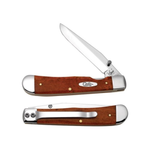 CASE KNIVES Smooth Chestnut Bone Trapperlock (6154Lc SS) Clip - Case Knives