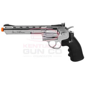 DAN Wesson 6" Co2 Airsoft Revolver Silver