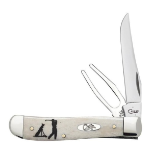 CASE KNIVES Golfer's Tool Gift Set - Smooth Antique Bone - Case Knives