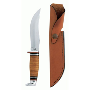 CASE KNIVES Leather Hunter (323-5 SS) w/Leather Sheath - Case Knives