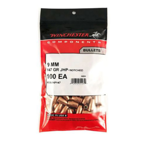 WINCHESTER AMMO 9mm JHP 147Gr Subsonic 500rd