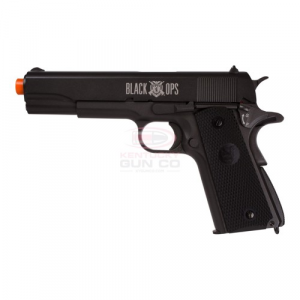 817573010837 BLACK Ops 1911 Co2 Airsoft Pistol, Full Metal 817573010837 BLC-PY-4108