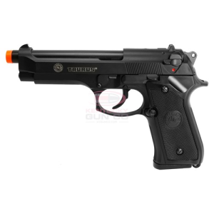 KJ Works Taurus Pt 92 Blowback Green Gas Pistol, Black