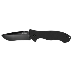 KERSHAW KNIVES CQC 9K Folding Knife 3.6" Drop Point Blade w/ Black G10 Handles - Kershaw Knives