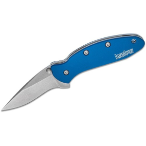 KERSHAW KNIVES Chive (Ken Onion) Flipper Knife 1.9" Navy Blue - Kershaw Knives