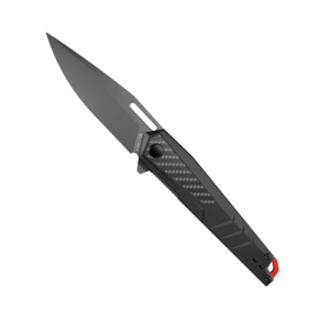 Real Avid REAL AVID RAV-5 Plain Edge Black Alum 3.4" Liner Lock - $44.99 at KYGUNCO