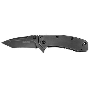 KERSHAW KNIVES Cryo II Tanto Blackwash 3.25" Deep Carry Assisted - Kershaw Knives