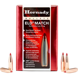 HORNADY Reloading Bullets ELD Match 25 Cal 134 Grain 100rd