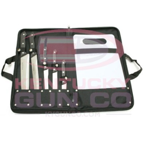 WINCHESTER 6pc Kitchen Cutlery and Camping Knives with Case