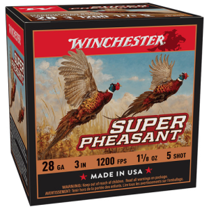 WINCHESTER AMMO 28Ga 3" #5 Super Pheasant HV HB 1-1/8 oz 25rd