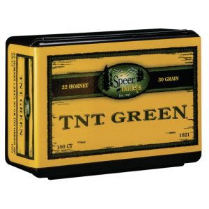 Speer SPEER AMMO Reloading Bullets TNT 22 Caliber 30 Grain 100rd - $31.38 at KYGUNCO
