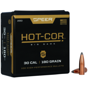 Speer SPEER AMMO Reloading Bullets SPITZER 30 Caliber 180 Grain 100rd - $30.38 at KYGUNCO