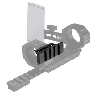 WARNE Precision Mount 90 Degree Accessory Rail Matte Blk