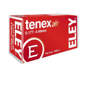 650911461102 ELEY Tenex Air Pellets .177 4.49mm 8.2gr 450pk 650911461102 LEY-E46110