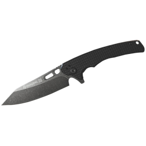 REMINGTON EDC Coping Folder G10 Black D2 Stonewashed 4"