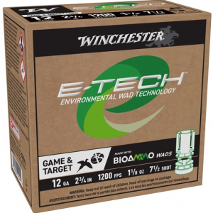 WINCHESTER AMMO 12Ga 2-3/4" #7.5 E-Tech 1-1/8 oz Biowad 25rd