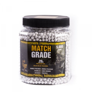 CROSMAN Match Grade (white) 6mm, .20 Gram, 5,000 Count