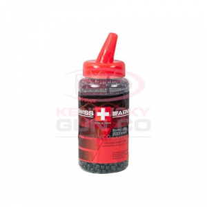 806481102369 SWISS Arms 6mm Airsoft Bbs, 0.36g, 2,000 Rds, Black 806481102369 SWS-PY-P-1147