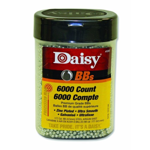 039256200605 DAISY Airguns 6000 Ct Bb Bottle (silver, 4.5 Mm) 039256200605 DSY-980060-444