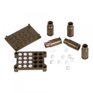 PAPER Shooters Shells And Mold, 12 Shells