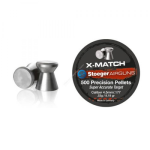 037084303673 STOEGER Pellet - X-match .177 500ct 037084303673 STG-30367