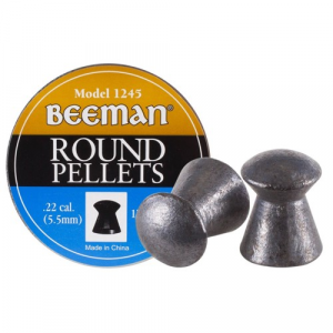 BEEMEN 1245 Round Pellets .22 Caliber - 175 Count