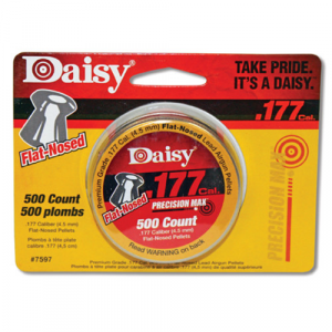 DAISY Airguns 177 Cal Flat Pellets-500 Tin