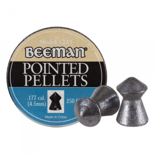 BEEMAN 1225 Pointed Pellets .177 Caliber - 250 Count