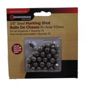 BEEMAN 3/8 Steel Shot, 75 Count