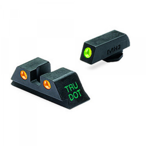 MEPROLIGHT Tru-dot Fixed Pistol Set Std Frames 9/357sig/40/45