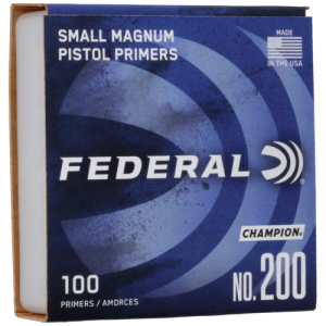 FEDERAL AMMO Small Magnum Pistol Primer #200 100rd