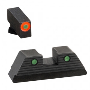 AMERIGLO Trooper Sight Fits Glock 17,19 Green With Orange