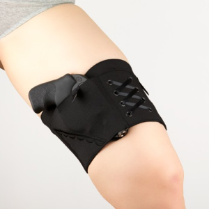 850452005661 CAN CAN Concealment Classic Garter Holster Black Large 850452005661 CNC-GARC-L-BLK