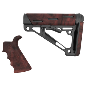 Hogue HOGUE AR-15/M-16 Kit Fits Mil-Spec Buffer Tube Red Lava - $67.96 at KYGUNCO