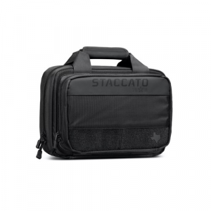 STACCATO Custom X Savior Equipment Pistol Soft Case W/ Dual Magazine Pouch | Black