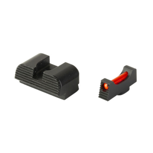 ZAFFIRI PRECISION Fiber Optic Sight Set fits Glock -Red/Blk Housing