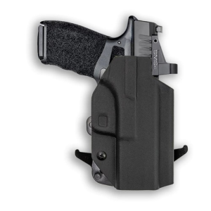 WE THE PEOPLE Springfield Hellcat Pro w/ Red Dot OWB Black Kydex Holster | Right Hand