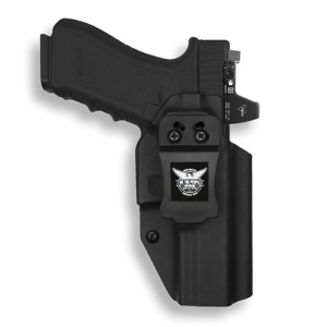 WE THE PEOPLE Glock 17/22 Gen 1-4 w/ Red Dot IWB Black Kydex Holster | Left Hand