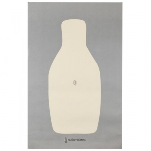 816506026570 ACTION Target Q-t Fbi/dea Center Mass Q 22.5x34.5" Target | 100 Count 816506026570 CTN-Q-T-100