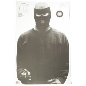 ACTION TARGET Vital Anatomy Photo Target Training Target Black a