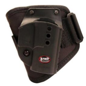 FOBUS Evolution Glock 43 Right Hand Ankle Holster, Draw Attaches Left Ankle