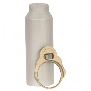 Q Llc Honey Badger Buffer Tube Sleeve Gray W/end Plate