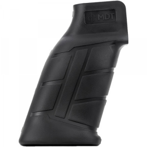 709951103593 MDT Sporting Goods Elite Pistol Grip Black Poly Integrated Palm Swell 709951103593 MDT-103419BLK