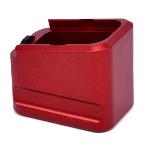 WARNE Glock 17/22 Magazine Extension Red