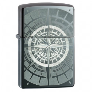 ZIPPO Windproof Lighter - Compass / Black Ice