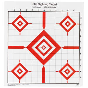 816506026815 ACTION Target Si-13 Advanced Rifle Sighting 14x15" Target | 100 Count 816506026815 CTN-SI-13-100