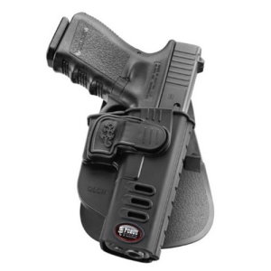 Fobus Glock CH Rapid Release Belt/Side Holster, Right Hand, Black